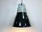 Industrial Black Enamel Pendant Lamps from Elektrosvit, 1970s, Set of 4 13