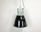 Industrial Black Enamel Pendant Lamps from Elektrosvit, 1970s, Set of 4, Image 3