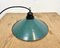 Industrial Green Enamel Factory Pendant Lamp, 1960s, Image 9