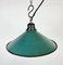 Industrial Green Enamel Factory Pendant Lamp, 1960s, Image 3