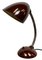 Vintage Brown Bakelite Gooseneck Table Lamp, 1960s 1