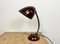Vintage Brown Bakelite Gooseneck Table Lamp, 1960s, Image 2