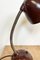 Lampada da tavolo vintage in bachelite marrone, anni '60, Immagine 18