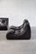 Space Age Leather Modular Sofa attributed to Michel Ducaroy, France, 1970s, Set of 5 5