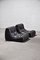 Space Age Leather Modular Sofa attributed to Michel Ducaroy, France, 1970s, Set of 5, Image 7