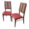 Half-Century Danish Chairs with Supporting Grid and Seat in Skai, Set of 2 9