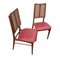 Half-Century Danish Chairs with Supporting Grid and Seat in Skai, Set of 2 6