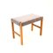 Tabouret de Piano Mid-Century Scandinave dans le style de Josef Frank, 1950s 1