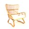 Vintage Bamboo & Rattan Lounge Chair, 1950s, Image 7