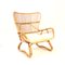 Vintage Bamboo & Rattan Lounge Chair, 1950s 8