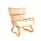 Vintage Bamboo & Rattan Lounge Chair, 1950s, Image 8