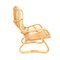 Vintage Bamboo & Rattan Lounge Chair, 1950s 9