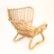 Vintage Bamboo & Rattan Lounge Chair, 1950s 11