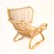 Vintage Bamboo & Rattan Lounge Chair, 1950s, Image 11