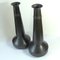 Large Arts & Crafts Metal Vases by Walter Scherf for Osiris Isis, 1930s, Set of 2 7