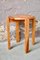 Chalet Pine Stool, 1970s 5