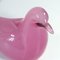Pink Alabastro Glass Bird attributed to Archimede Seguso, 1960s 3