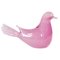 Pájaro de vidrio de alabastro rosa atribuido a Archimede Seguso, años 60, Imagen 1