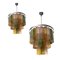 Lámparas de araña Tronchi de cristal de Murano de Simoeng. Juego de 2, Imagen 1