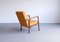 Mid-Century Armlehnstuhl aus Gelbem Tweed, 1960er 2