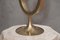 Mid-Century Murano Brass and Glass Table Lamp, 1990s 5
