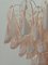Runder hellrosa und weißer Murano Kunstglas Kronleuchter, 2000 6