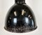 Industrial Bauhaus Black Enamel Pendant Lamp from Elektrosvit, 1930s 4