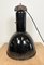 Industrial Bauhaus Black Enamel Pendant Lamp from Elektrosvit, 1930s, Image 13