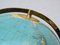 Columbus Duo Earth Globe aus Messing, Holz, Mundglas, 1960er 22