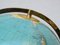 Columbus Duo Earth Globe in Ball Brass, Wood, Oral Glass, 1960s 22