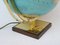 Columbus Duo Earth Globe aus Messing, Holz, Mundglas, 1960er 32
