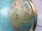 Columbus Duo Earth Globe aus Messing, Holz, Mundglas, 1960er 26