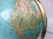 Mappamondo Columbus Duo Earth in ottone, legno, vetro, anni '60, Immagine 26