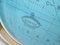 Columbus Duo Earth Globe aus Messing, Holz, Mundglas, 1960er 27