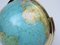 Columbus Duo Earth Globe in Ball Brass, Wood, Oral Glass, 1960s, Image 28