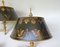 Wall Lights Bouillotte in Bronze Gilded, France, 1970s, Set of 2 14