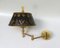 Wall Lights Bouillotte in Bronze Gilded, France, 1970s, Set of 2 8