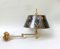 Wall Lights Bouillotte in Bronze Gilded, France, 1970s, Set of 2 4