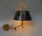 Wall Lights Bouillotte in Bronze Gilded, France, 1970s, Set of 2 12