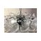 Murano Glas Sputnik Kronleuchter im Mazzega Stil von Simoeng, 2er Set 3