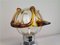 Mid-Century Modern Table Lamp in Brutalist Amber Murano Glass and Space Age Chrome, 1970s 8