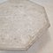 Tavolino da caffè ottagonale Mactan in pietra o pietra fossile, anni '80, Immagine 14