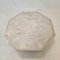 Tavolino da caffè ottagonale Mactan in pietra o pietra fossile, anni '80, Immagine 13