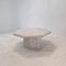 Table Basse Mactan Octagon Stone ou Fossil Stone, 1980s 1