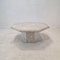 Tavolino da caffè ottagonale Mactan in pietra o pietra fossile, anni '80, Immagine 2