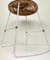 Bamboo and Steel Stool in the style of Rohé, 1960s, Image 4