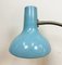 Industrial Blue Gooseneck Table Lamp, 1960s 6