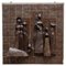 Large Wall Mounted Brown Toned Ceramic Sculpture, 1960s, Image 2