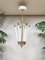Lampada da soffitto Art Déco in ottone, anni '30, Immagine 2