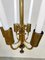 Art Deco Cinema Ceiling Lamp in Brass, 1930s, Image 3